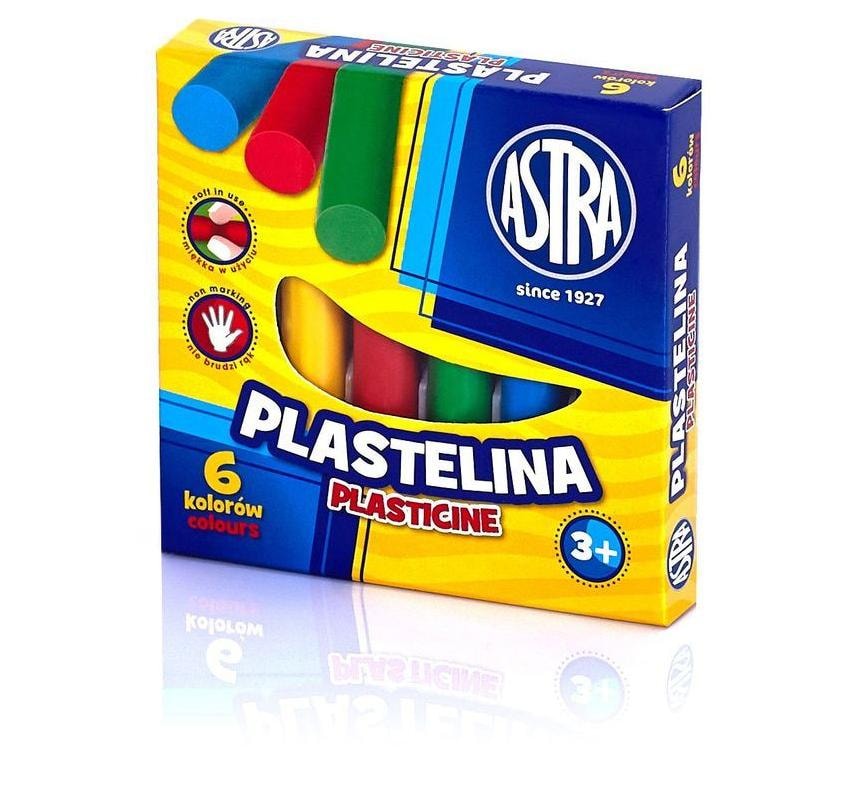 Astra Modeling Clay 6 Colors - ideal for kids for playing and learning