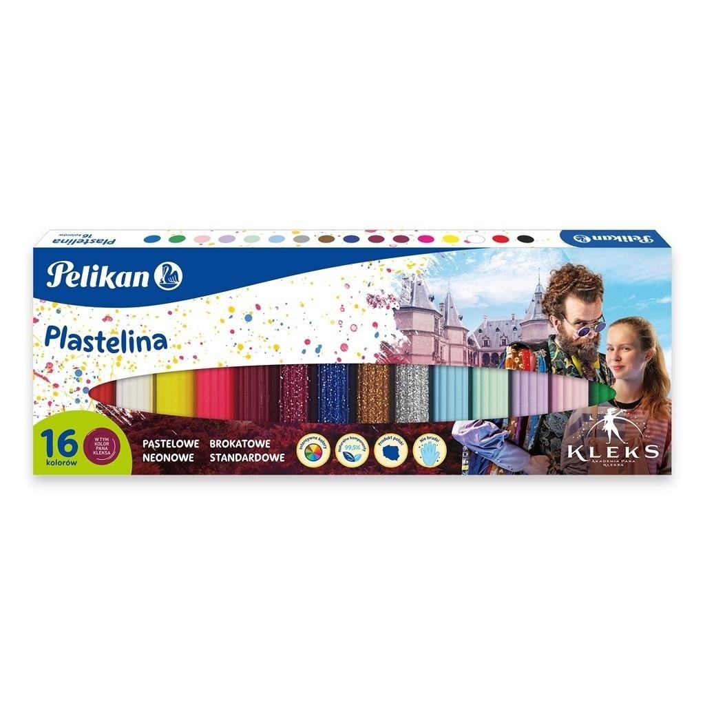 Pelikan Kleks Modeling Clay 16 Colors - Develop your child's creativity!