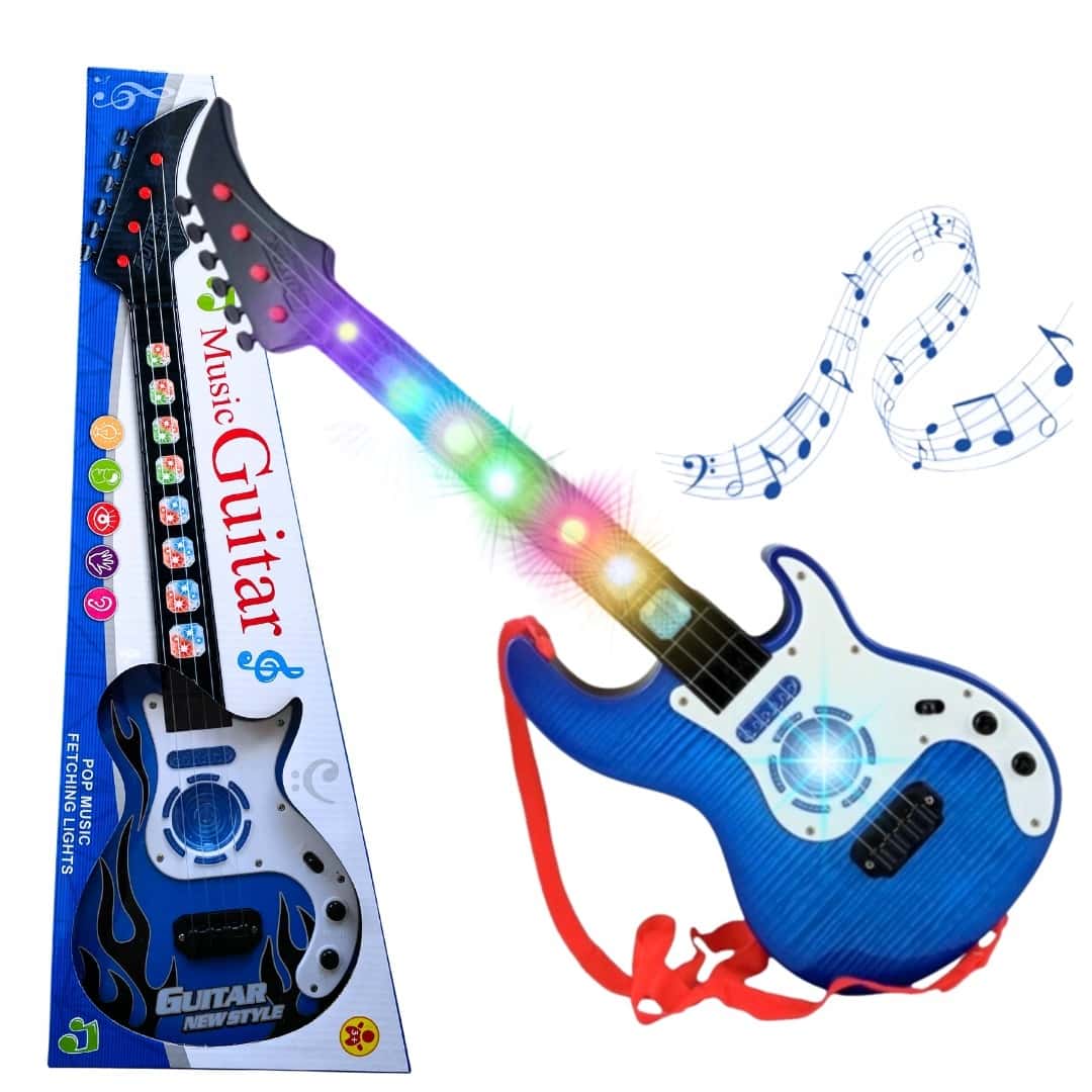 Plastic guitar - ideal toy for a little musician