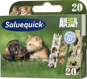 Salvequick Children's plasters Animal Planet - 20 pieces for your child's comfort