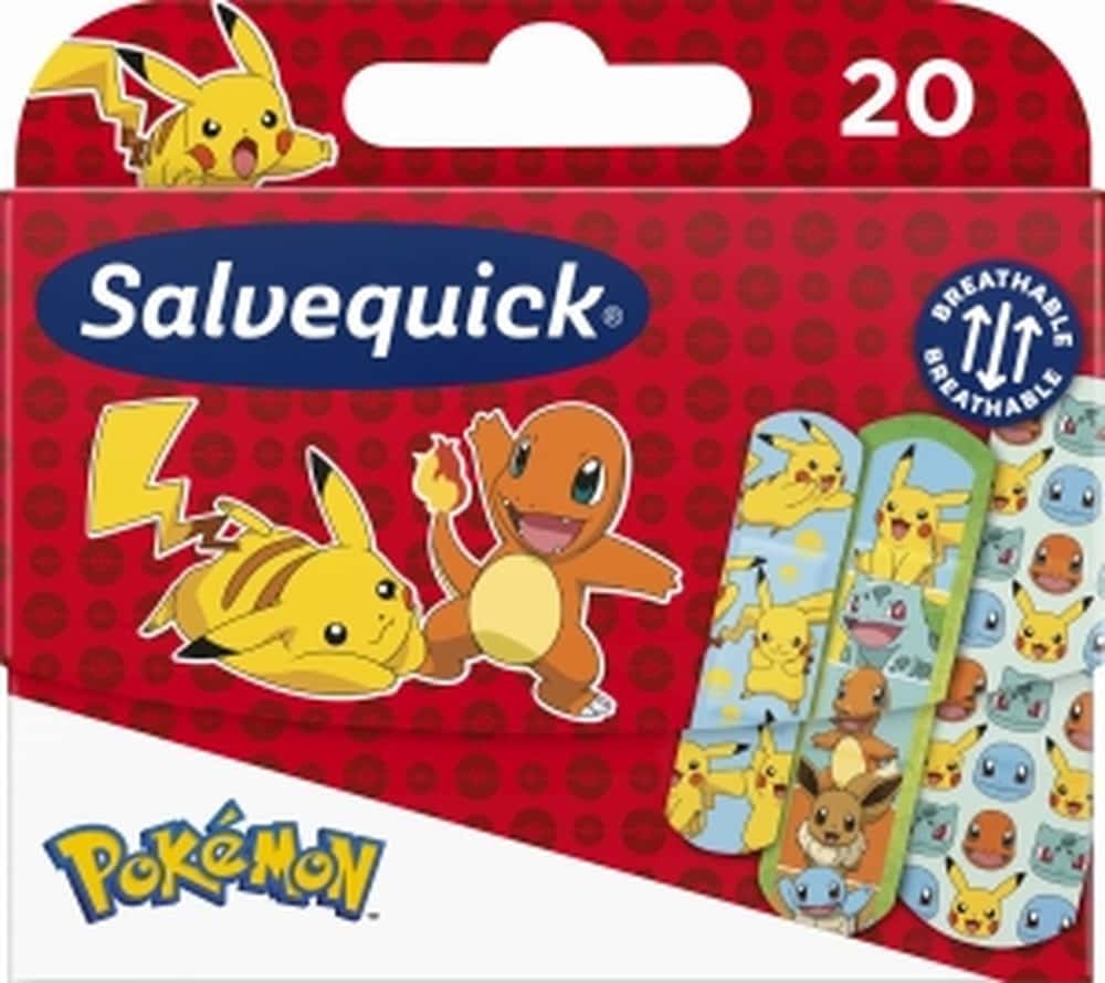 Salvequick Kids Pokemon - Kids Plasters - 20 pieces