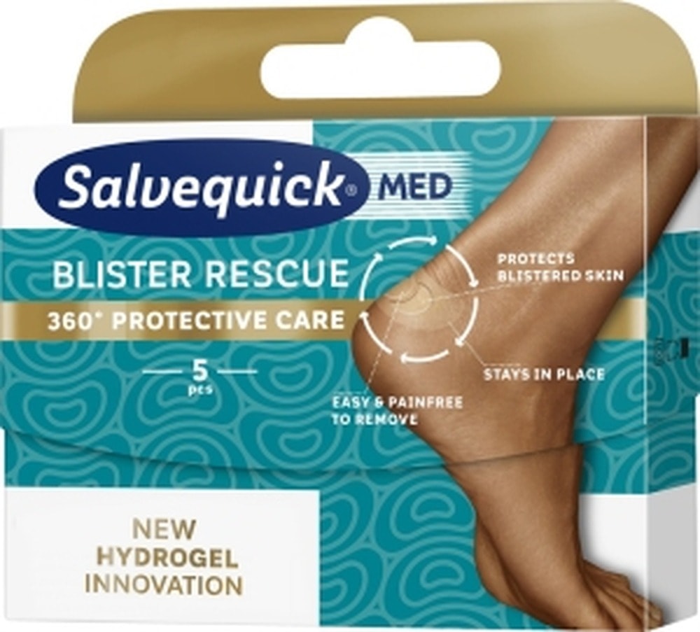 Salvequick Rescue - Plasters in blisters, 5 pieces - quick help for wounds