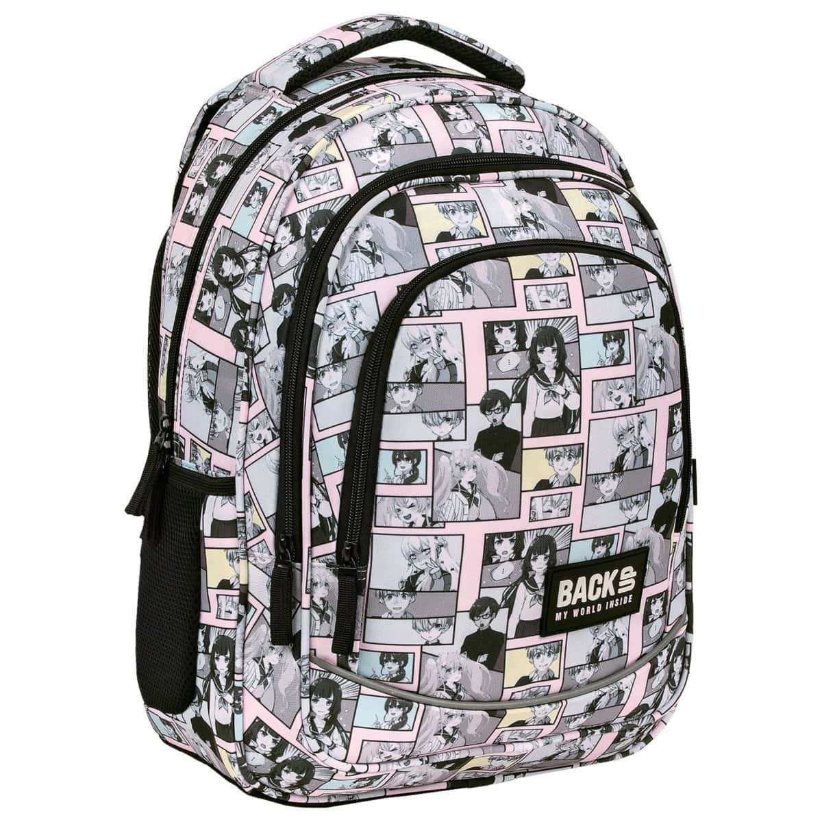 Backup 3-compartment Backpack Comic Manga Pastel PLB6X02