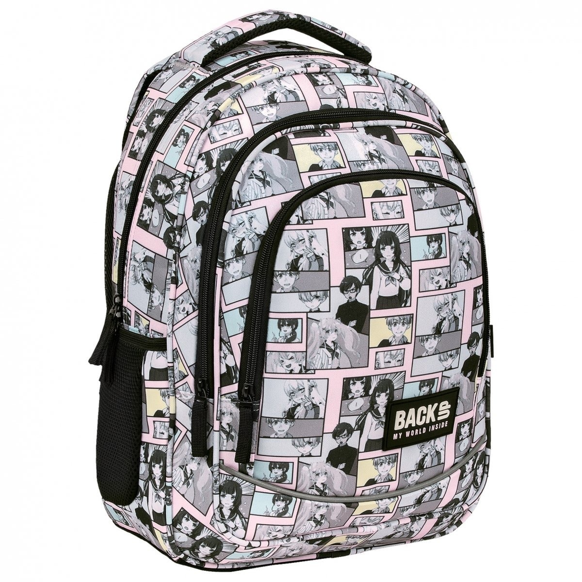 Backup 3-compartment Backpack Comic Manga Pastel PLB6X02