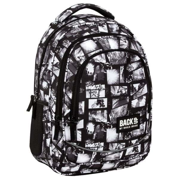 3-Compartment Backpack Backup Manga Comic PLB6X41 - ideal for school