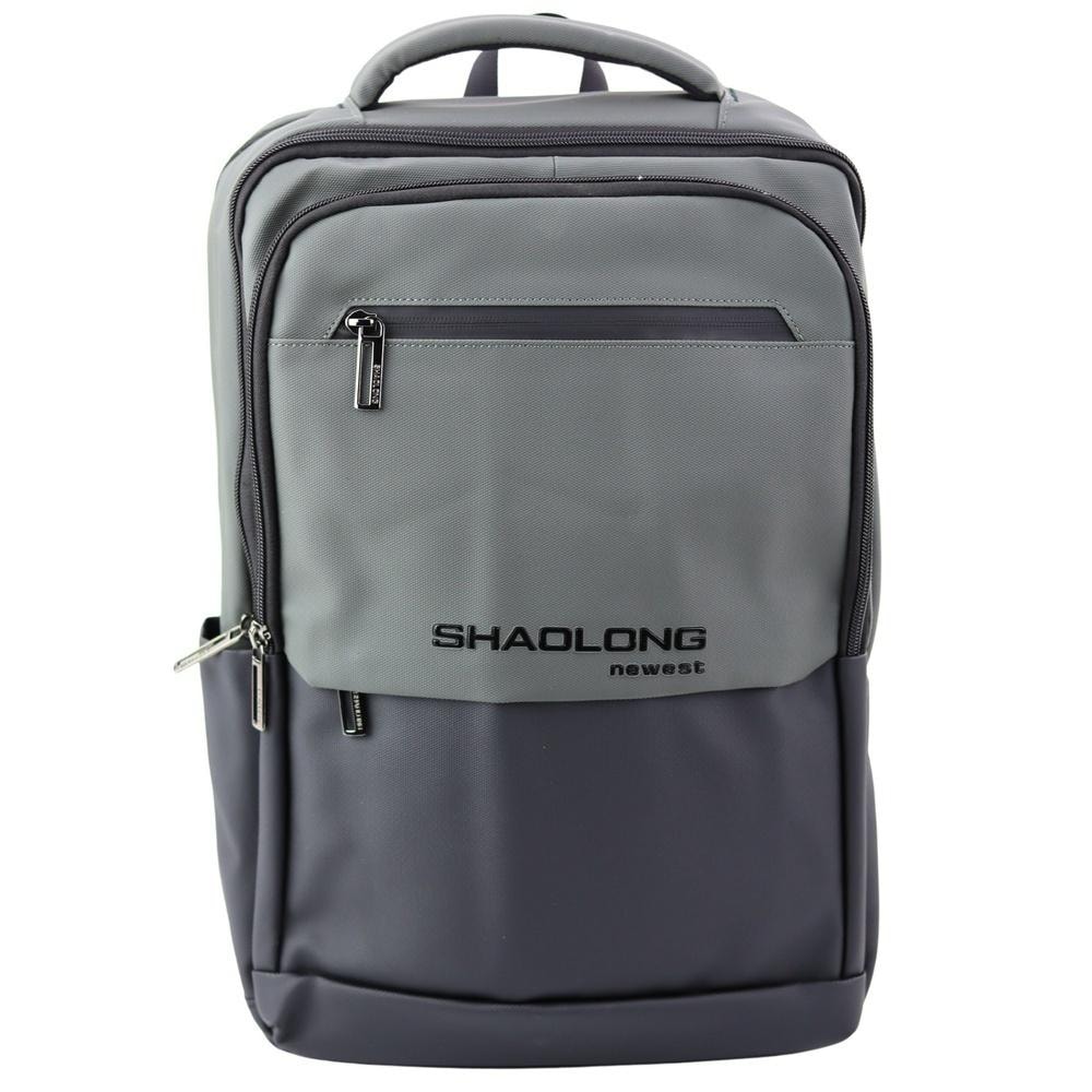 Business Backpack with USB Black Gray 16L - Perfect for Work and University