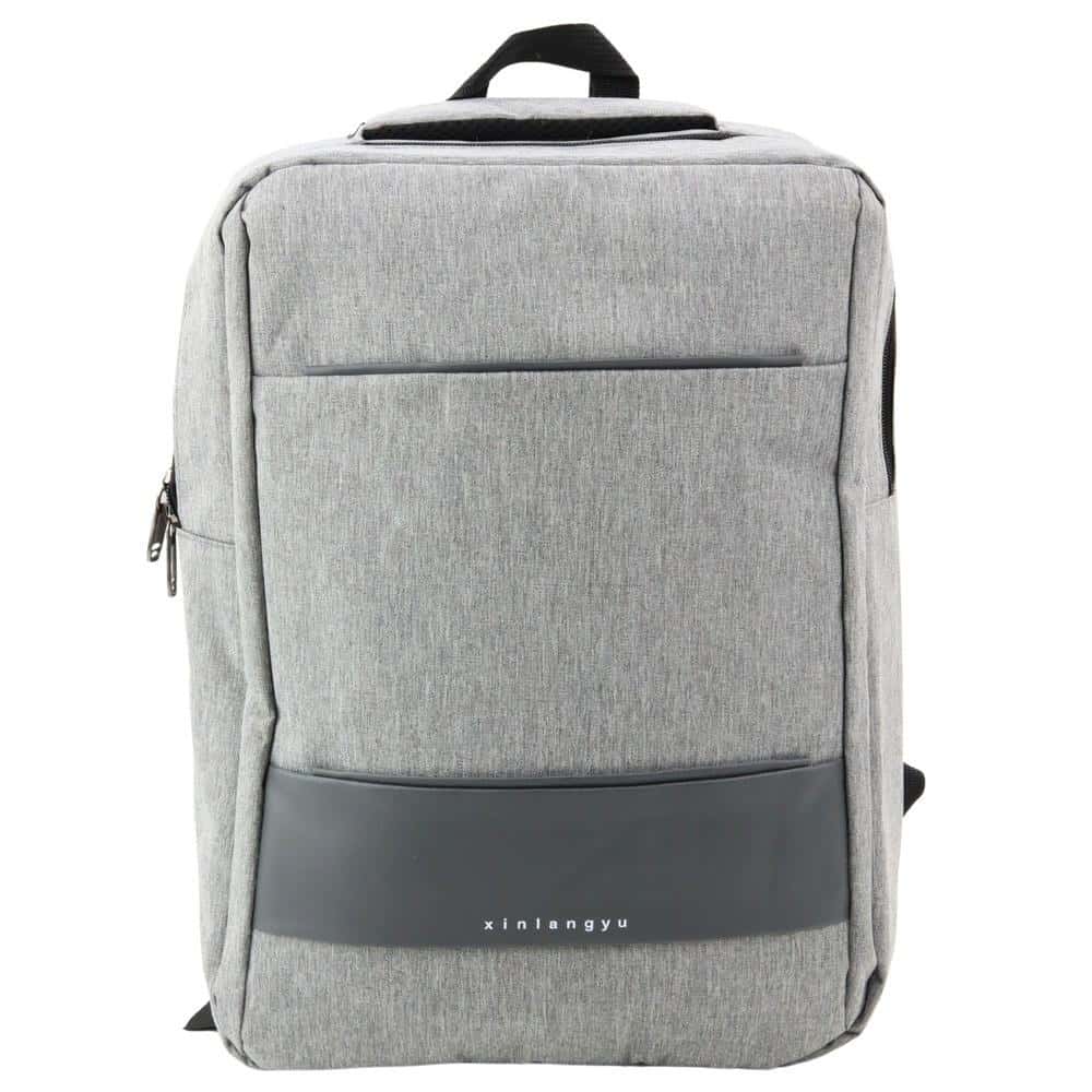 Business Backpack with USB grey 14L - ideal for work and university
