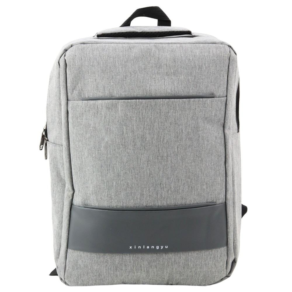 Business Backpack with USB grey 14L - ideal for work and university