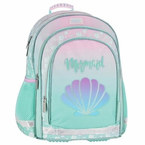 STARPAK Shell School Backpack - pastel colors and comfort