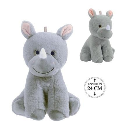 Bozami Rhinoceros Plush Toy - soft toy 24 cm perfect for cuddling