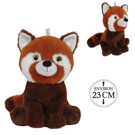 Bozami Plush Panda red 23cm - perfect for cuddling