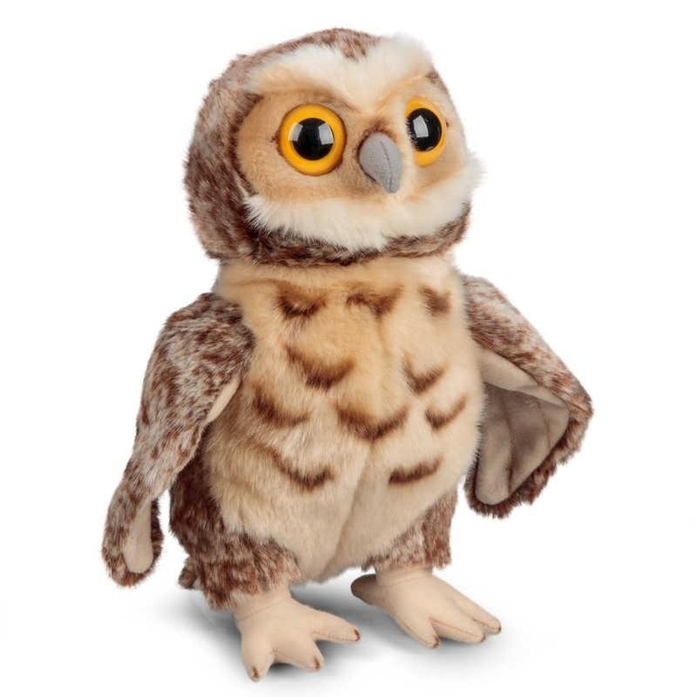 Animigos Plush owl with realistic details - perfect gift for a child