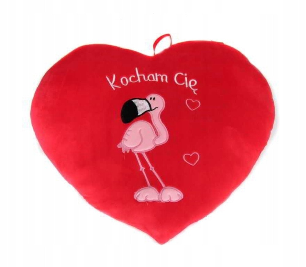 Plush heart with inscription 20 cm - perfect gift