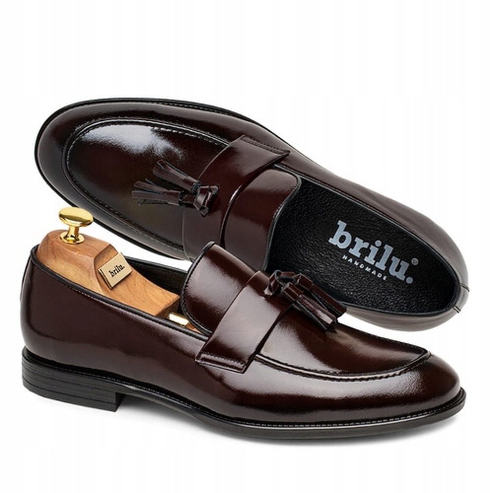 D. Rom Women's Leather Burgundy Low Shoes - elegant and comfortable