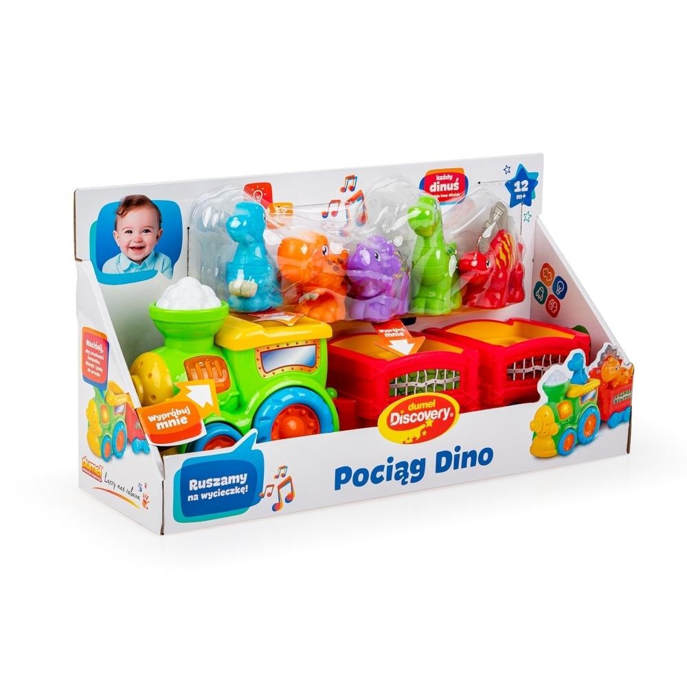 Dino Train with Dinosaur Figures - Educational Toy for Kids