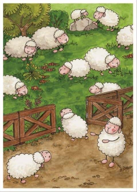 Szaron Coloring Postcard - Who Will Enter - inspiring fun for everyone