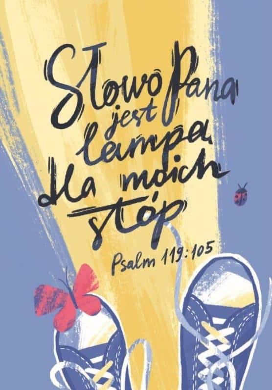 Maria Garcarz Coloring Postcard - The Word of the Lord is a Lamp - a moment of respite