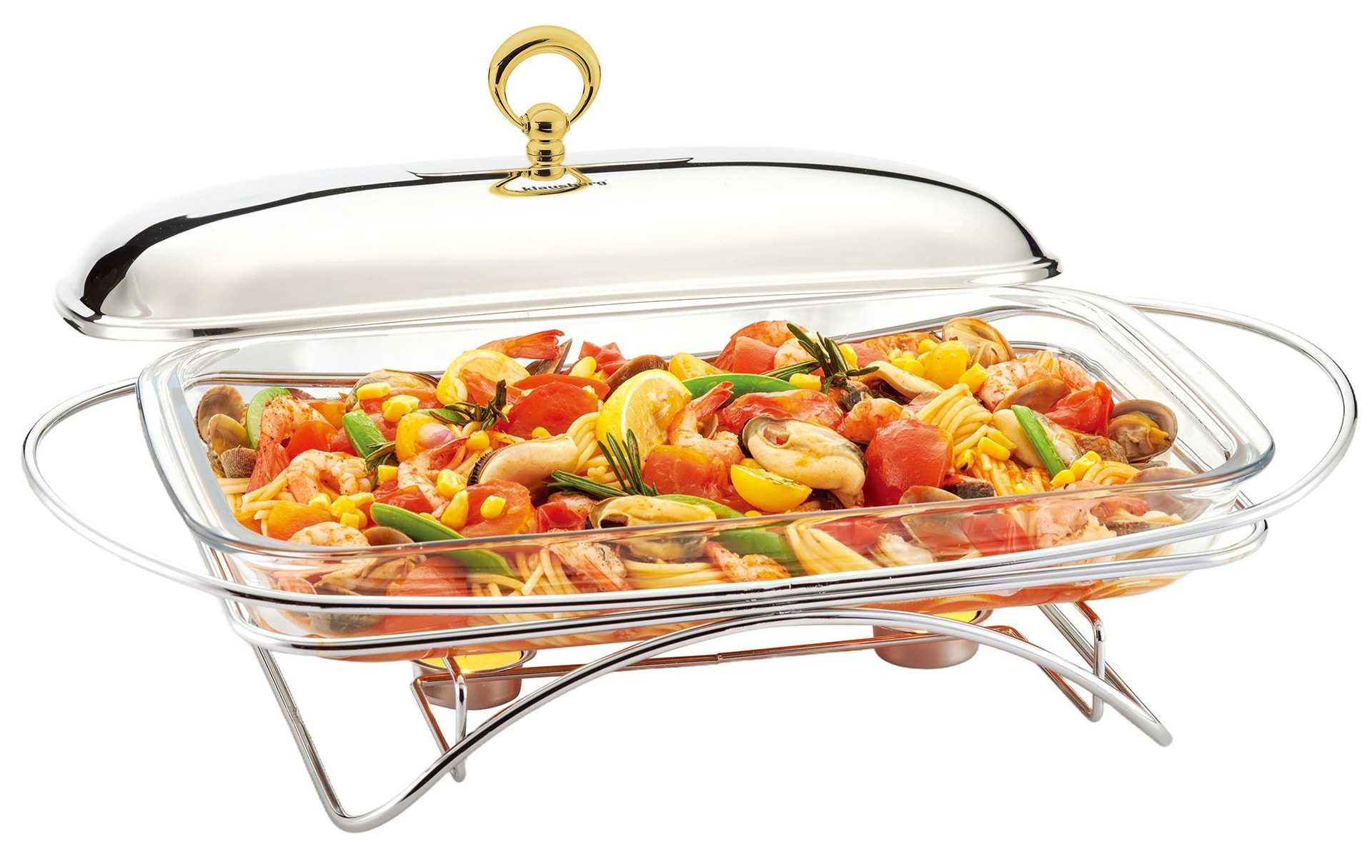 Klausberg Food warmer glass 3 l - perfect for parties