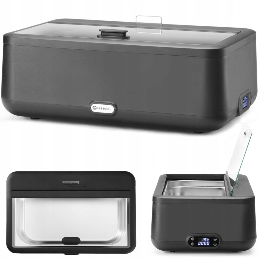 Hendi Food warmer UNIQ black - perfect for buffets and parties