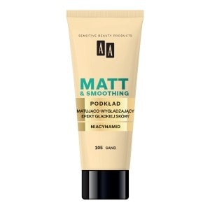 AA Wings of Color - Mattifying and Smoothing Foundation 105 Sand