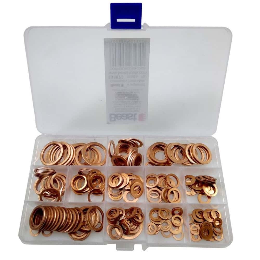 Copper Washers - sealing set 280 pieces M5-M20 - reliable sealing