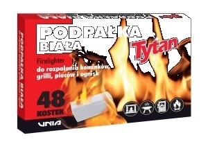 Tytan Grill Fire Starter - 48 white cubes, ideal for starting