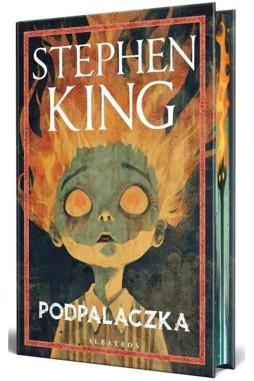 Stephen King Firestarter (illustrated edges) - iconic novel Albatros