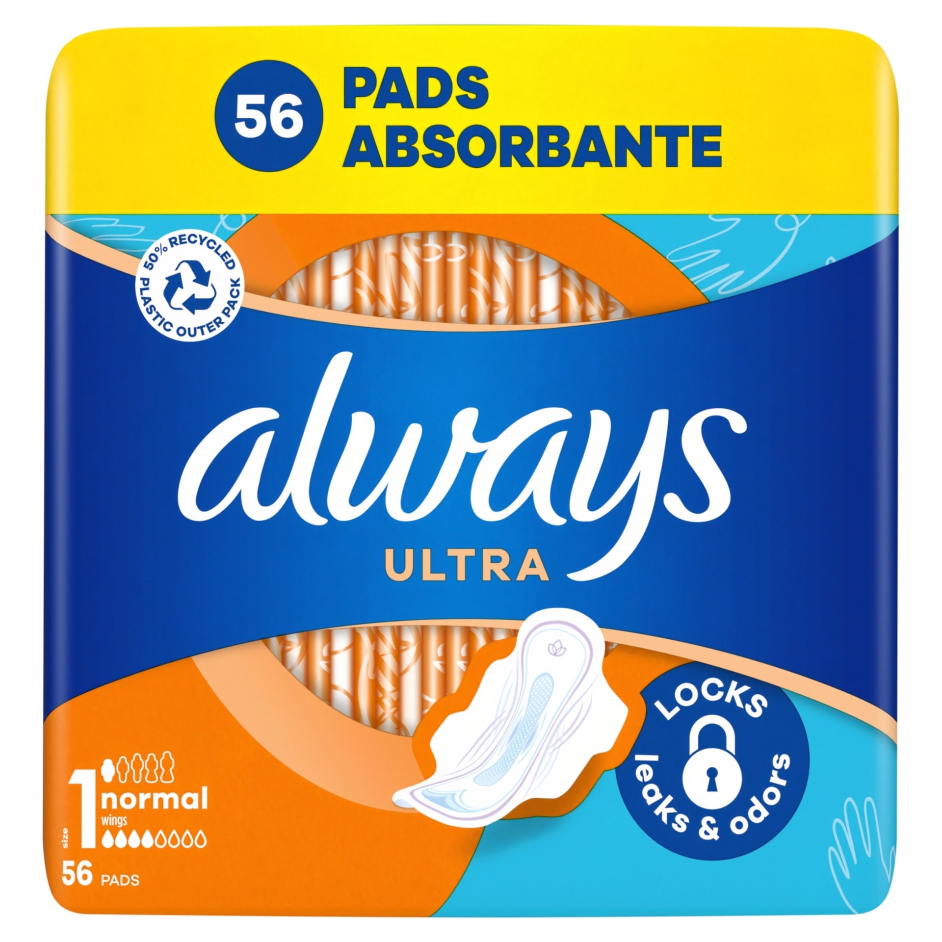 Always Normal Sanitary Pads - 56 pieces for comfort and confidence