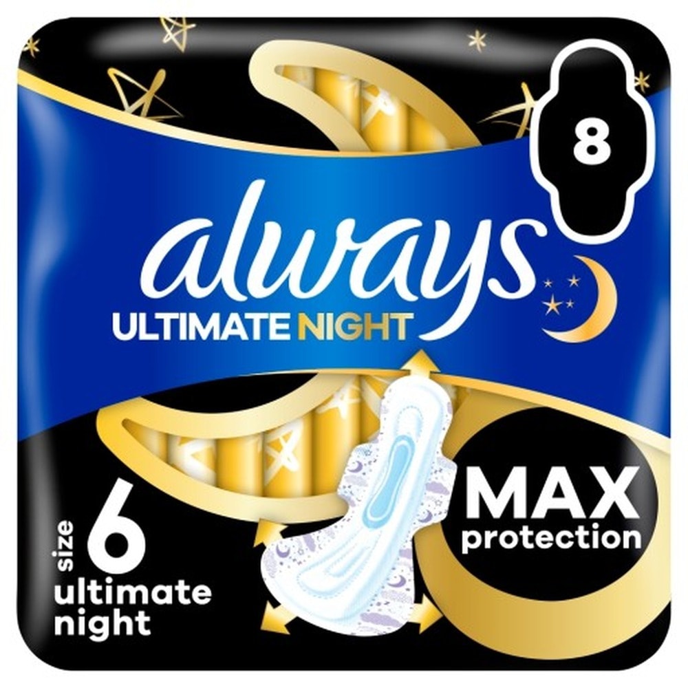 Always Ultra Pads Size 6 - 8 pieces - Comfort and protection