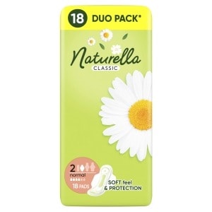 Naturella Classic Normal - Sanitary pads with wings for comfort