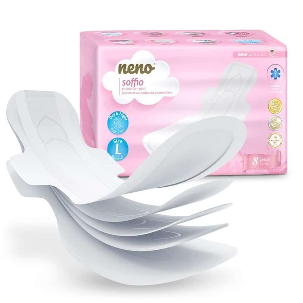 Neno Soffio Disposable postpartum pads size L 8 pieces - comfort and protection