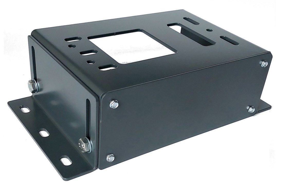 Mounting base galvanized RAL7016 - ideal for gate drives