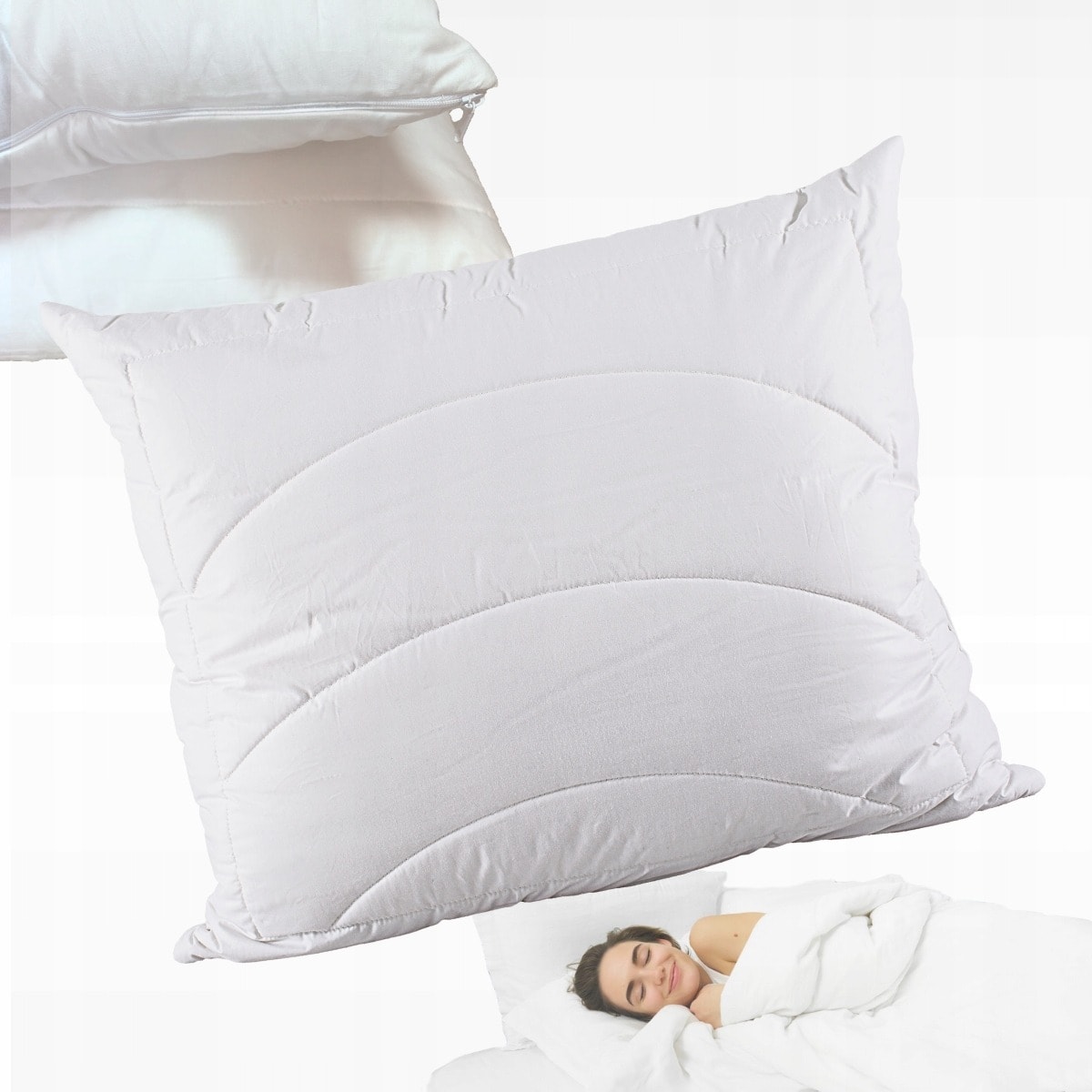 Cashmere Pillow - soft pillow 70x80 cm ideal for sleeping