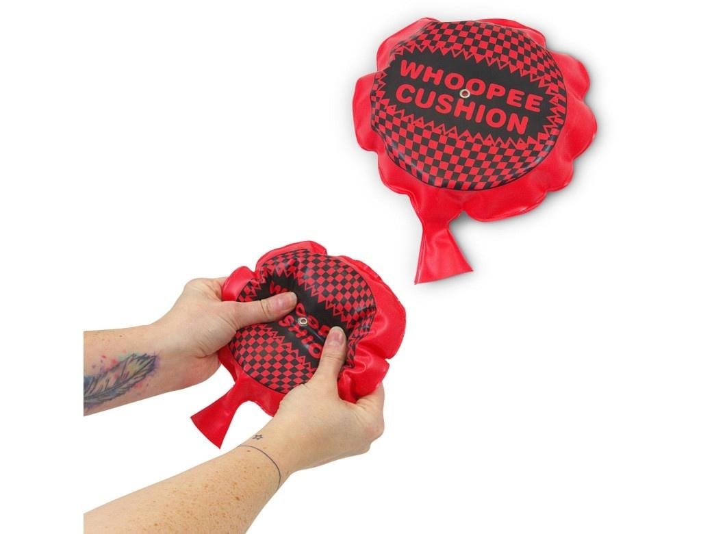 One for Fun Fart cushion enlarged - perfect as a gift