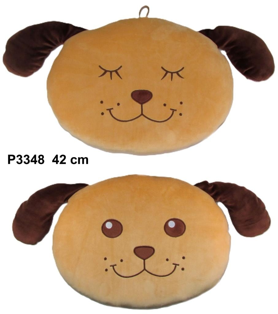 Pillow dog brown 42cm MIX - soft decoration for the room