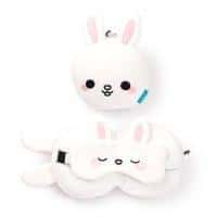 Travel pillow and eye mask Rabbit Francis - perfect travel set
