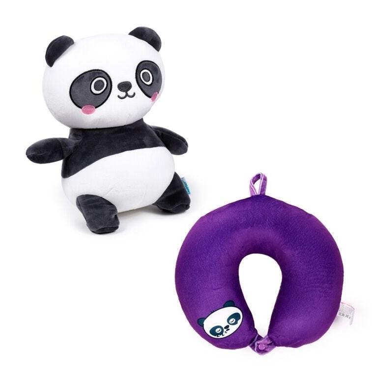 Puckator Travel pillow and plush toy 2in1 Panda