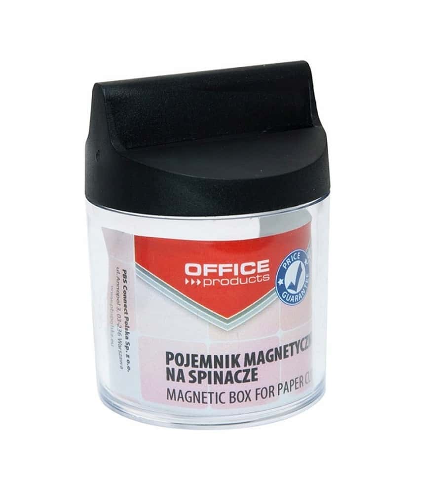 Magnetic container for paper clips - ideal for the office