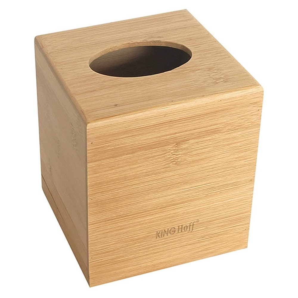 Kinghoff Bamboo Tissue Box - elegant addition to your home