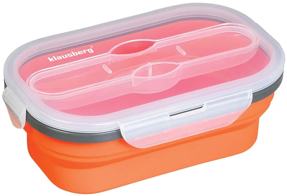 Klausberg Silicone Collapsible Lunchbox Container 800 ml - perfect for work