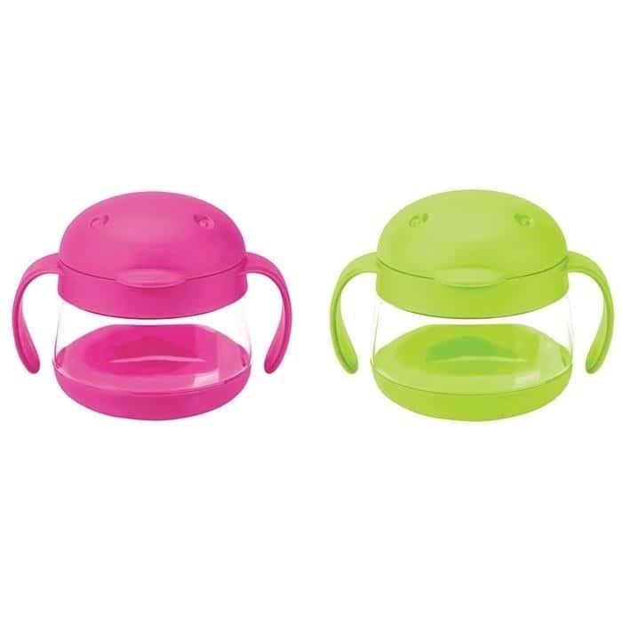 Ubbi Tweat Snack container green/pink 2 pieces - ideal for children