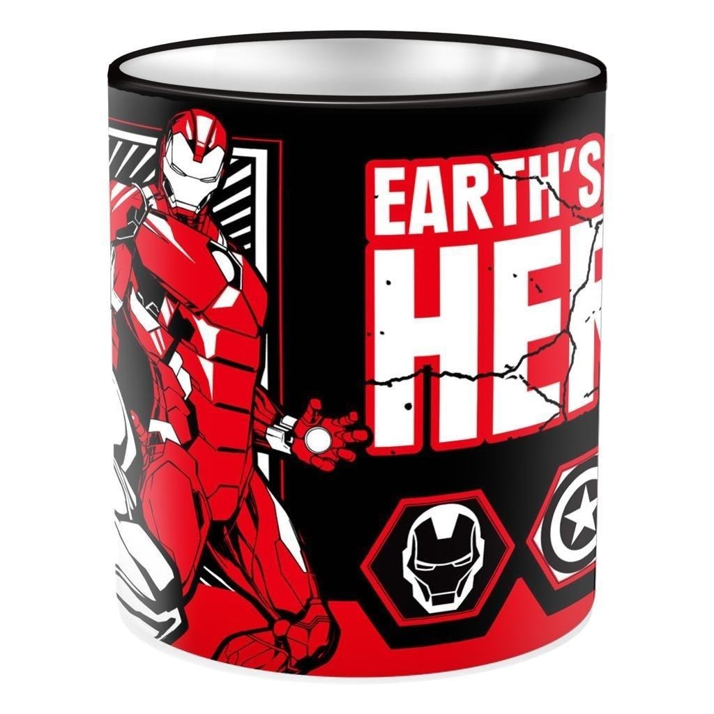 Avengers Container for school supplies - metal organizer for fans