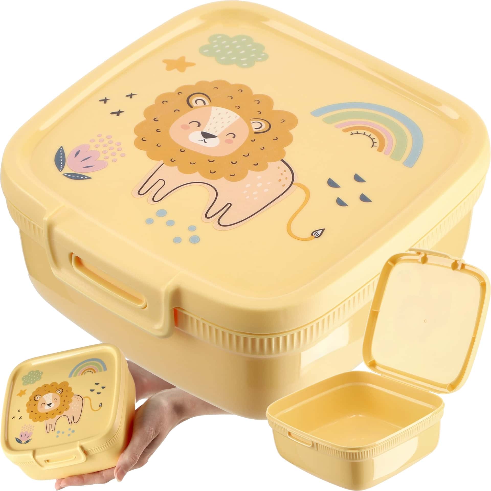 Snap Container Wild Yellow 0.9L - ideal for storage