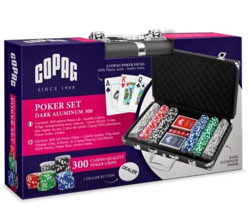 Copag Poker Set - 300 chips and two decks of cards
