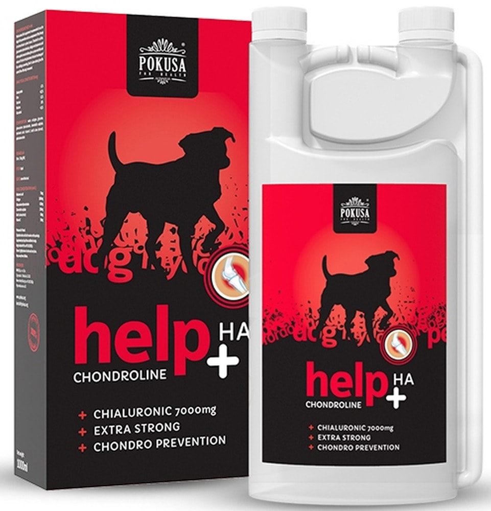 Pokusa Chondro Line HELP + HA - Support for dog joints, 1000 ml