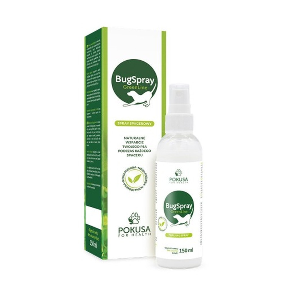 Pokusa GreenLine BugSpray - walking spray for dogs and cats 150ml - natural protection