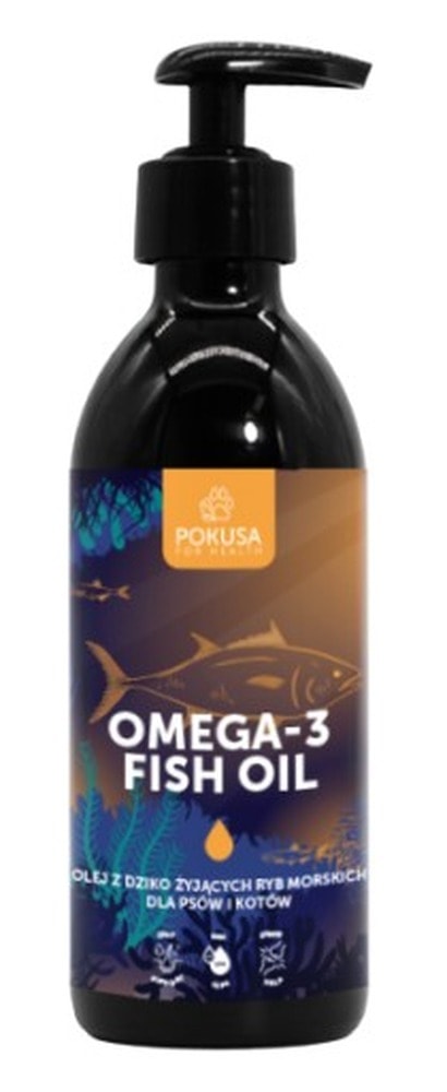 Pokusa Oceanic Line Omega-3 - Fish oil for your pet's health 250 ml