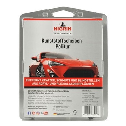 Nigrini Plastic Renovation Polish - Restore shine to your elements