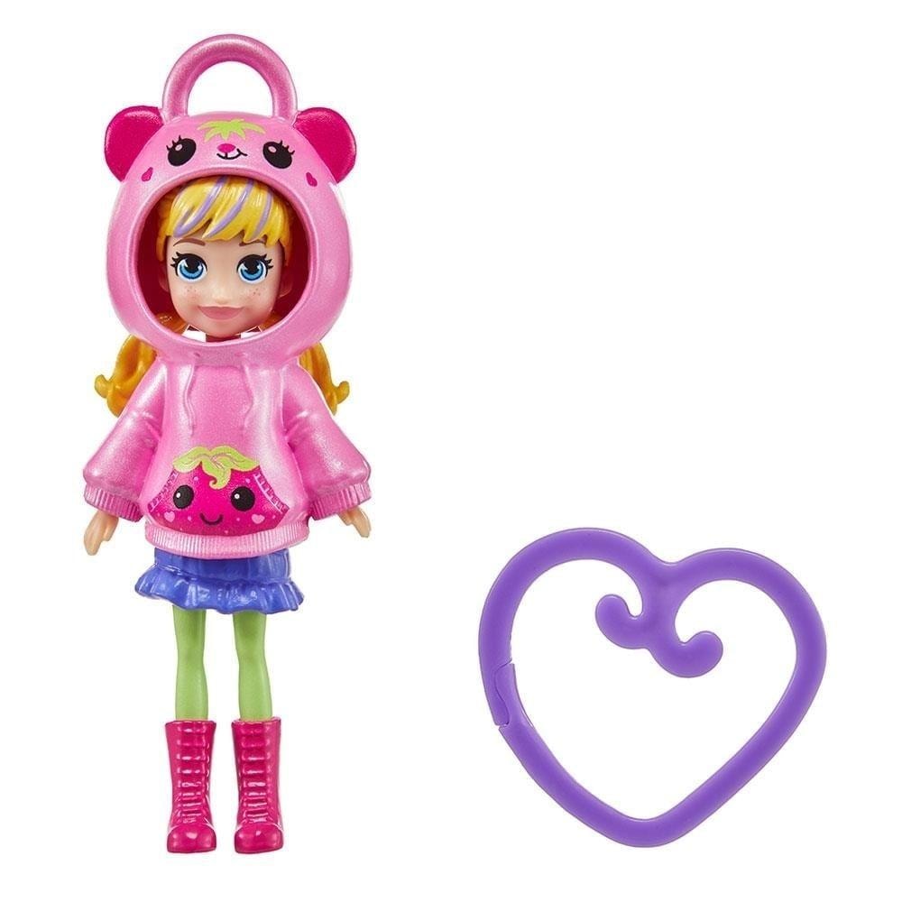 Polly Pocket Doll Pendant 7.5cm - perfect for on-the-go fun