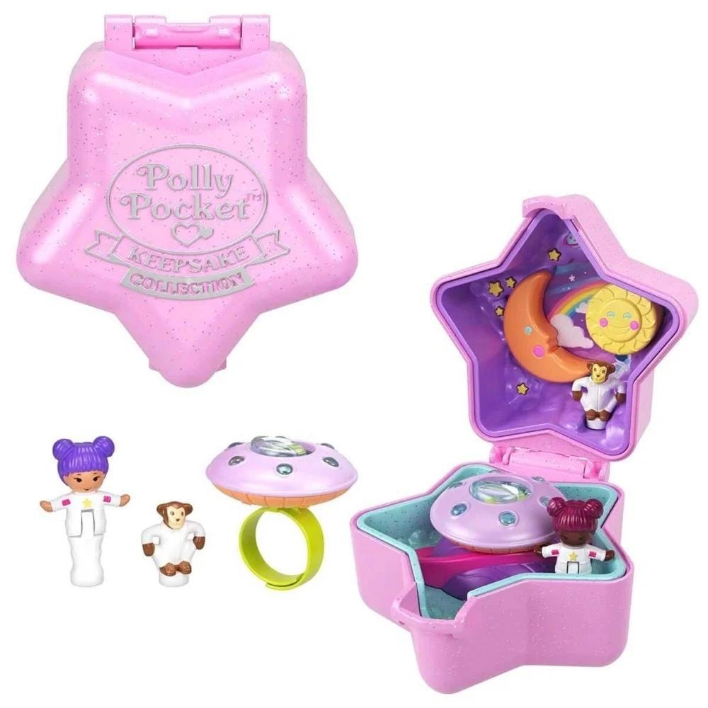 Polly Pocket Zestaw Gwiazdka z pierścionkiem - kompaktowa zabawka Mattel